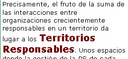 Canyelles, como integrante de la delegación catalana, desarrolló una visión de la Responsabilidad Social como  compromiso de todas las partes, empresas, administraciones y también la sociedad civil, como base y requerimiento para poder desarrollar el concepto de Territorio Responsable.En su intervención indicó que usamos la expresión Responsabilidad Social Colaborativa cuando queremos poner el acento en la gestión de las relaciones con las partes interesadas, mejorando los procesos de creación de valor y atendiendo especialmente a las externalidades positivas que derivan para la comunidad, y el enriquecimiento del capital social.Precisamente, el fruto de la suma de las interacciones entre organizaciones crecientemente responsables en un territorio da lugar a los Territorios Responsables. Unos espacios donde la gestión de la RS de cada organización se va optimizando fruto de la propia interrelación e identificación de buenas prácticas.El concepto de Territorios Responsables requiere un liderazgo compartido entre diferentes agentes, públicos, privados y sociales, para reforzar la capacidad relacional y promover sinérgias globales. En el caso de entornos complejos como el de Antioquia y el de Colombia tiene sentido este enfoque como también en nuestras latitudes, donde aspiramos a la excelencia en una economia del conocimento que innove y garantice la cohesión social.Webs recomendadas:Agencia de Cooperación Internacional de MedellínAgència Catalana de Cooperació al Desenvolupament · Generalitat de CatalunyaDirecció de Cooperació Internacional i Solidaritat · Ajuntament de Barcelona Ajuntament de Barcelona - Promoció Econòmica Exterior -Barcelona NegocisCopca · Consorci per a la Promoció Comercial de Catalunya